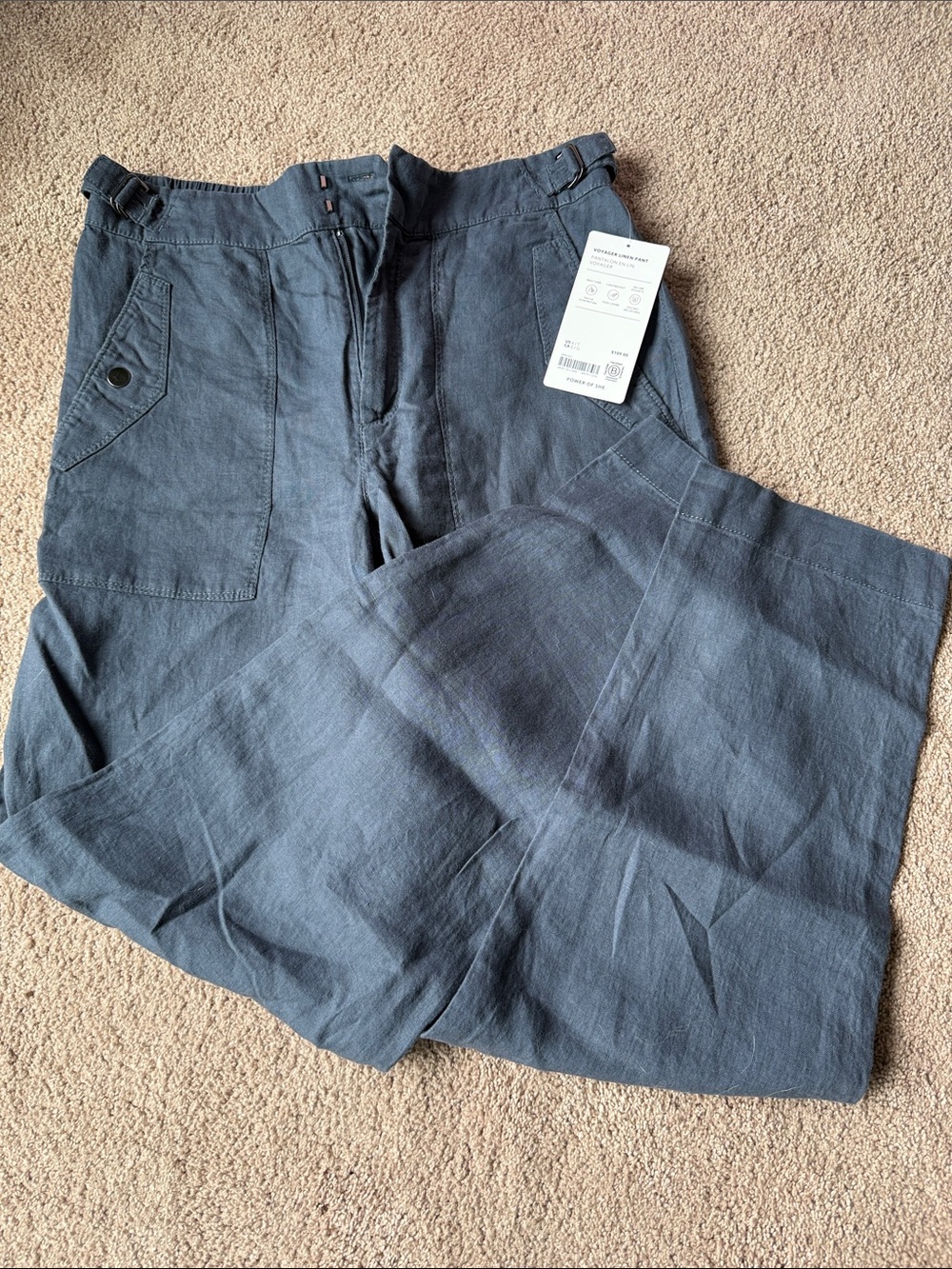 Athleta voyager linen pants